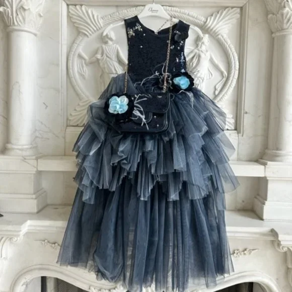 Eleonora | Dresses | Hilo Tutu Dress Tulle Sequin Tutu Dress Tutu Dress  With Bag Ombre Tulle Dre | Poshmark